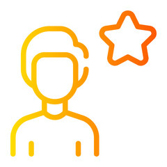 rating gradient icon