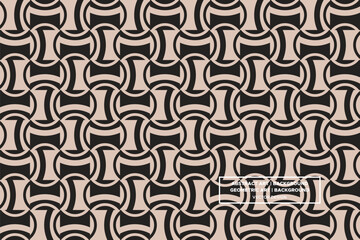 Circular and Circle Shapes and Designs Brown and Black Colors Geometric Pattern Abstract Pattern Seamless 