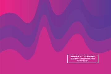 Wavy Curvy Circular and Circle Shapes and Designs Purple and Red Colors with Gradient Backdrop Modern Abstract Background Geometric Background