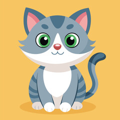 cute cat vector illustration