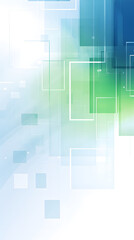 Fototapeta premium Digital technology blue and blue energy theme abstract poster background