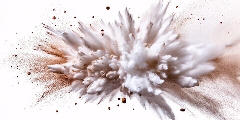 Naklejka premium splashes on white