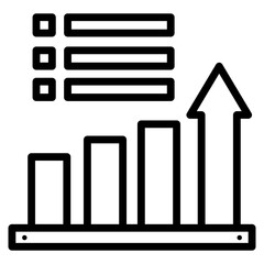 Bar Chart  Icon Element For Design