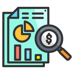 Data Analysis  Icon Element For Design