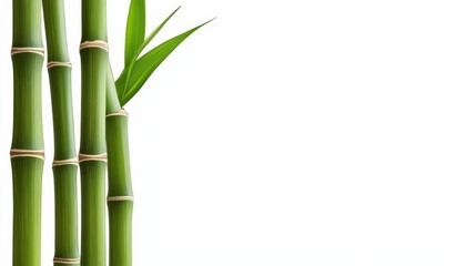 Obraz premium Bamboo planters, eco-friendly home decor, flat design illustration