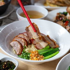noodle chopstick pork belly bright menu