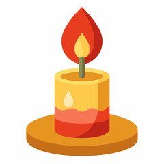 candle isolated on white, christmas candle vector illustration, Christmas candle vector art, christmas candle silhouette, candle vector icon, eps