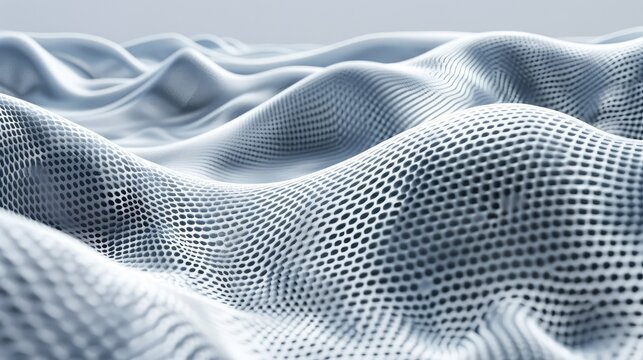 Geometric wave patterns with a smooth finish