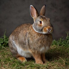 Fototapeta premium beautiful european rabbit