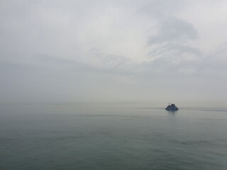 한국의 부산 바다 풍경