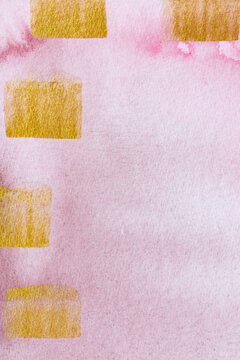 Gold pink background abstract