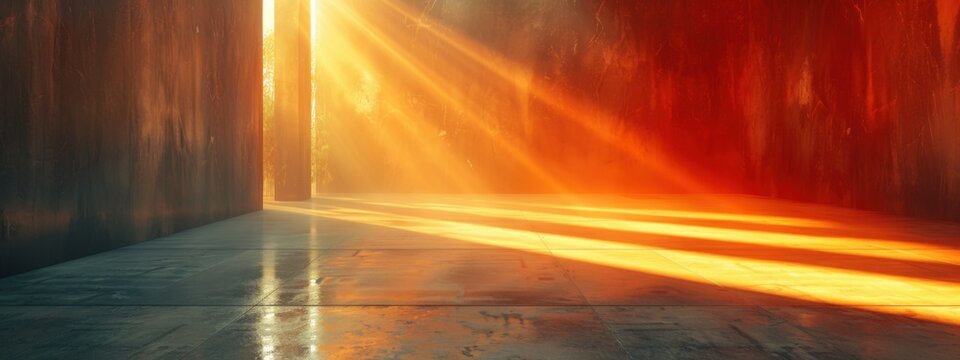 light and shadow space, indirect lighting with light strips.