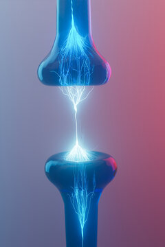 Neural Synapse Electric Signal Transmission