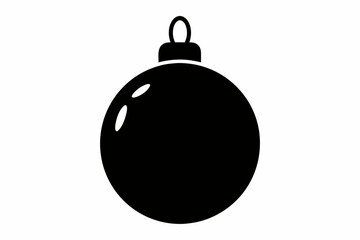 Christmas ball, Christmas ball icon vector, Christmas bauble vector illustration	
