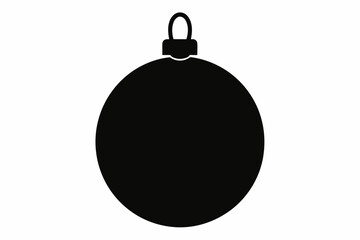 Christmas ball, Christmas ball icon vector, Christmas bauble vector illustration	
