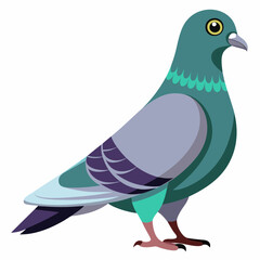 Dove on the branch isolated on white, Dove vector illustration, Dove on the branch vector art, Dove silhouette, Dove vector icon, eps