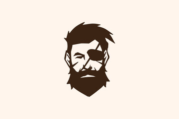 a bearded man with a cool and minimalist style