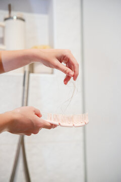 Removing Hair from Brush