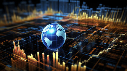 earth globe and code