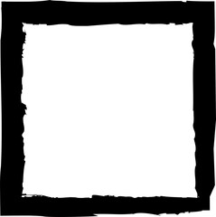 Obraz premium Square frames brush strokes. Design elements