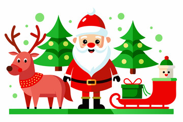 Jolly Santa Claus Vector Graphics for Holiday Design Projects Ideal for Logos, Illustrations, Gift Tags, and Unique Seasonal Branding to Add a Touch of Festive Cheer to Your Creative Work