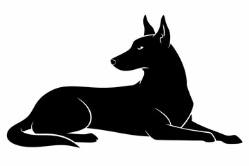 
Dog lying silhouette, dog silhouette svg, Dogs different breed, corgi, golden retriever, poses, sitting, standing, jump
