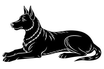 
Dog lying silhouette, dog silhouette svg, Dogs different breed, corgi, golden retriever, poses, sitting, standing, jump
