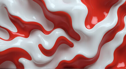 red and white chocolate