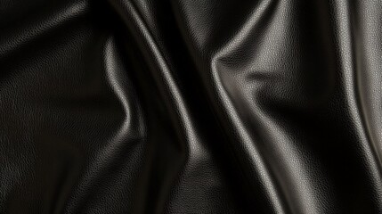 Fototapeta premium black leather fabric