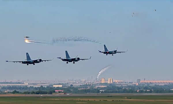 Dassault Mirage III Flares over Islamabad