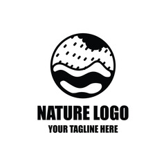 Simple nature logo design