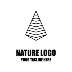 Simple nature logo design