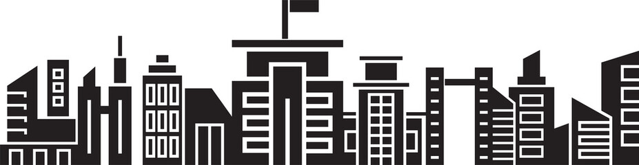 Office Tower Cityscape Illustration