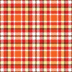 Tartan Plaid Pattern Seamless. Scottish Plaid, Template for Design Ornament. Seamless Fabric Texture. Vector Illustration