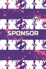 Jersey sublimation manga paw smoke flower grunge design soccer cycling motocross racing pattern background
