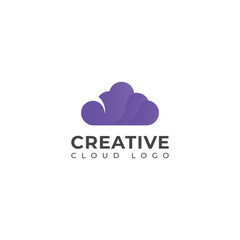 Creative Cloud vector logo design