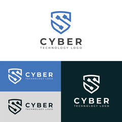 Creative Cyber tech logo design