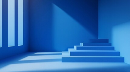 Fototapeta premium abstract blue background for the presentation