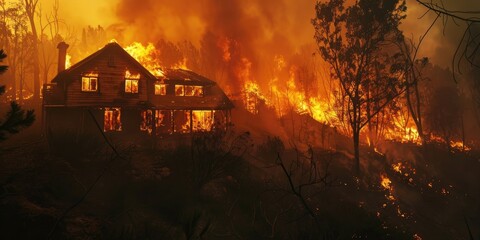 Wildfire narrowly averted from reaching homes despite the harrowing experience