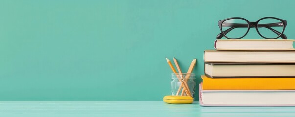 Financial literacy, educational resources, flat design illustration