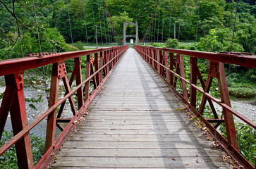 神の岩橋　抱返り渓谷