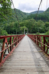 Obraz premium 神の岩橋 抱返り渓谷