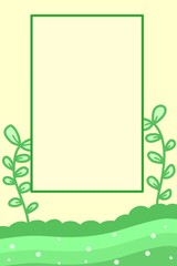 green nature frame