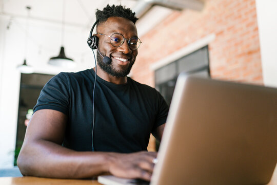 Happy Customer Support Agent