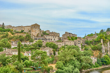Fototapeta premium Balazuc is a beautiful commune in the Ardèche department in the Auvergne-Rhône-Alpes region in Southern France.