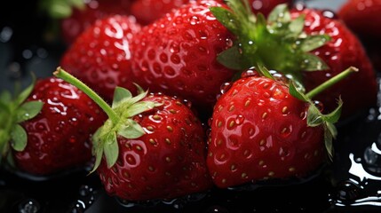 with pious realistic close-up, photo realism, delicious, fruits and water, beautiful, dry, elegant, rich, clear contrast with generative ai