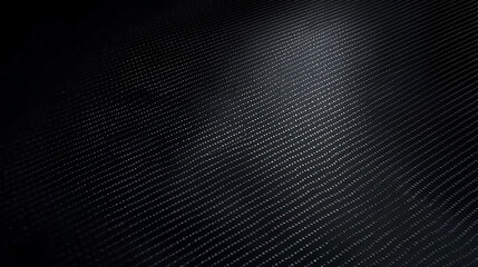 Abstract Pattern of White Shapes on Black Background