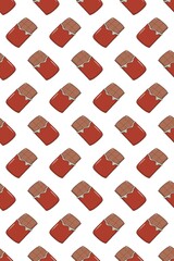 chocolate seamless abstract hand-drawn patterns background
