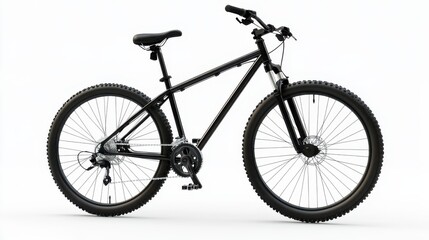 Fototapeta premium Bicycle. Mountain bike isolated on white background.