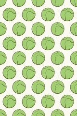 Tennis ball seamless abstract hand-drawn patterns background
